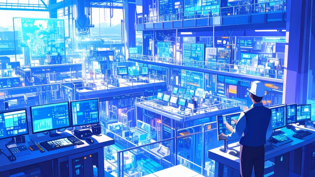 Firefly_a vast network of digital infrastructure being controlled by an god like engineer who 201583